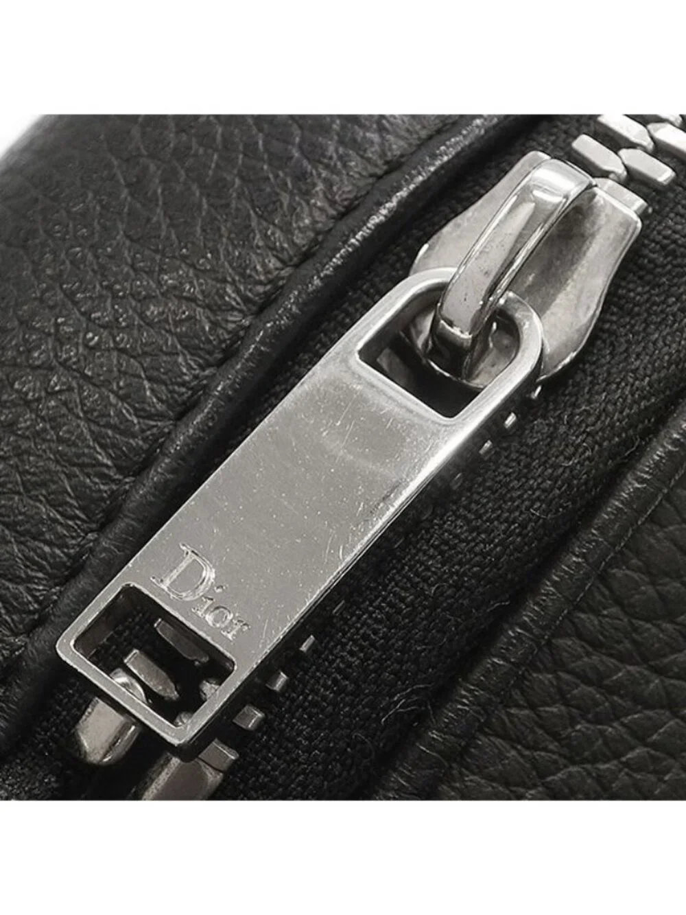 Dior 2-Way Atelier Shoulder Bag Calf Black Silver